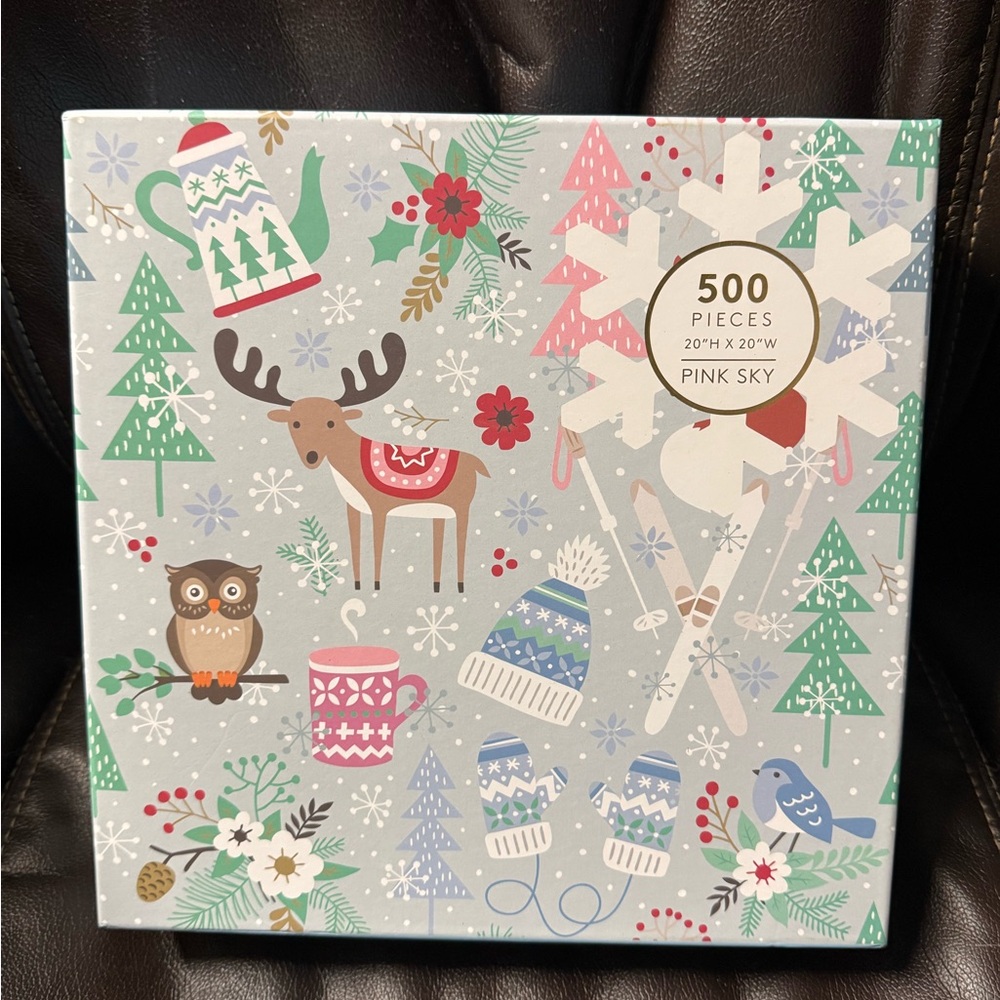 Pink Sky Holiday Puzzle